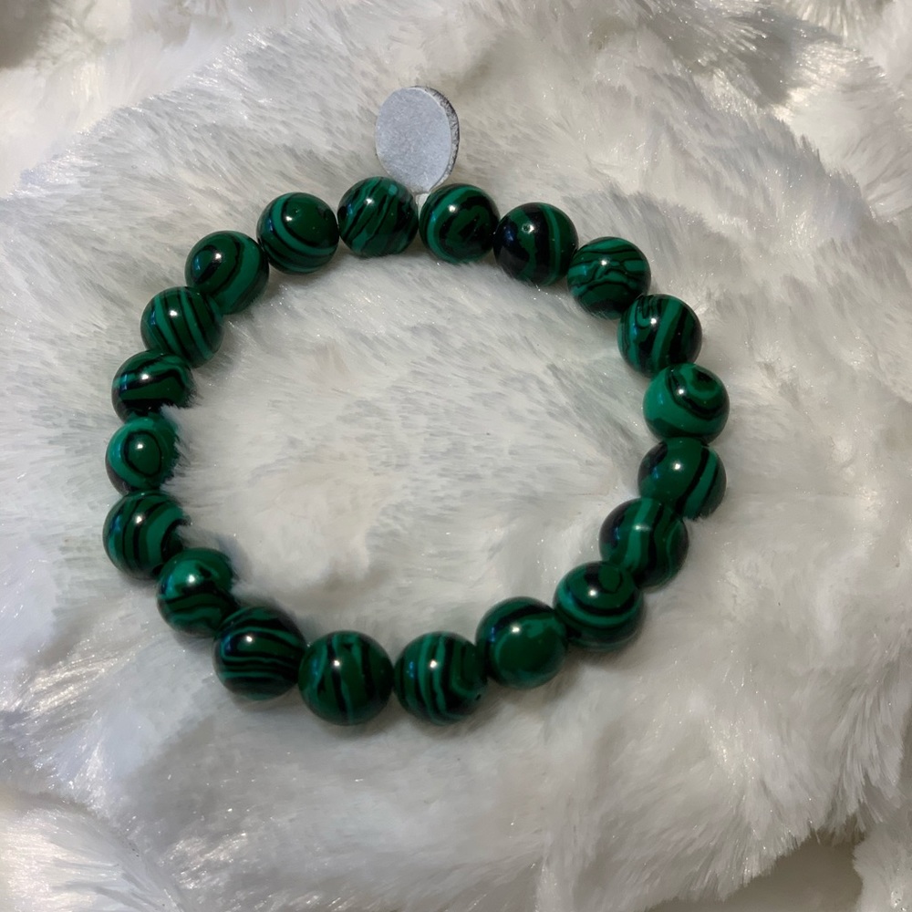 ▪️3/$10▪️Malachite Stretchy Bracelet